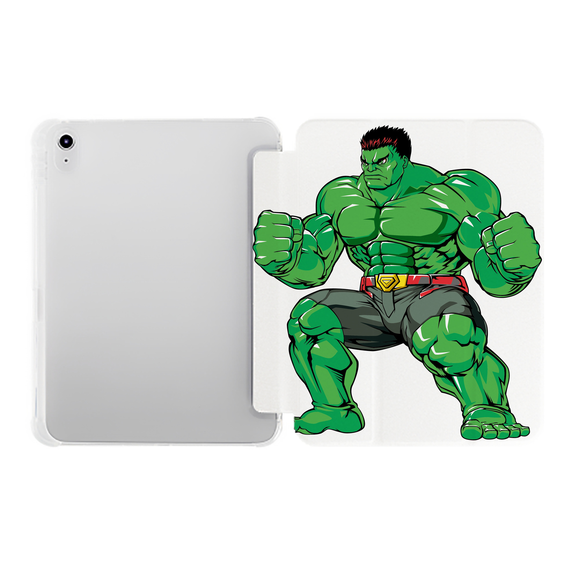 （画像用） アベンジャーズ The Avengers IPad ケース ペン収納付き 三つ折りスタンド PUレザー×シリコン 対応機種9.5/10.5/10.9インチ